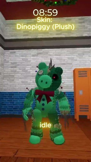 PIGGY ADVENT CALENDER DAY ELEVEN | Dinopiggy (plush) - #piggyroblox #piggyskins - Piggy Gameplay