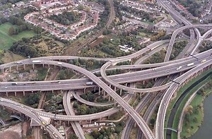 Crazed freeway interchanges