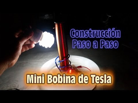 Construccion de Mini Bobina de Tesla - Muy Facil de hacer paso a paso