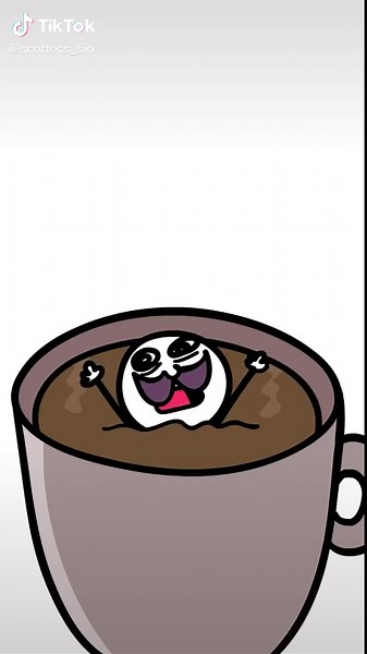 Un uomo entra in un caffè: un divertente cartoon