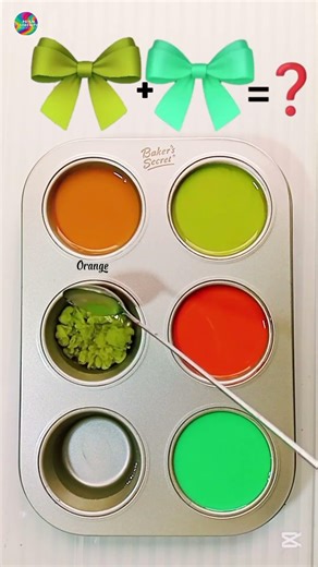 🎨 Mixing Olive Mist, Red Orange & Aqua Green | 3 Fresh & Vibrant Color Combinations! ✨#colormixing
