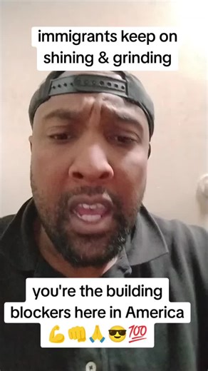 immigrants keep on shining & grinding, you're the building blockers of America. #immigrants #keepon #shining #grinding #usa🇺🇸