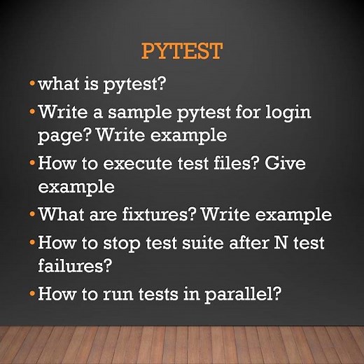 ATOS Syntel PYTest Interview Questions #pytest #python #testing #qaqc #automationtesting