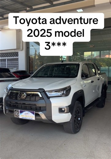 Toyota Adventure 2025 Model at Shwe Lone Kit Showroom