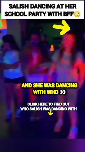 Salish Matter dancing at her school party with BFF?! 😱💔 #nalish #dance #tiktok #trend #love #shorts