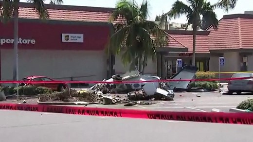 New video of Southern California plane crash that killed five