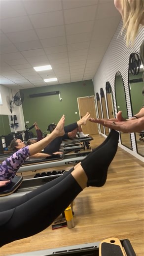 The Power of a Hand 🖐️ In our Reformer studio, it’s not just what we say—it’s what we feel. Hand cueing lets us guide, support, and connect with every client individually. It’s how we help you find alignment, activate the right muscles, and get the most from every movement. Every touch is intentional, every adjustment is about you. We love being able to give personal feedback to each and every one of you. That connection is what makes our classes feel safe, effective, and truly rewarding. | The