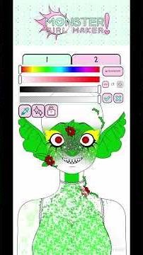 Making a nature inspired character in monster girl maker//character archives//