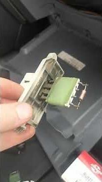 2015 Ford Transit 150 Van, Blower Motor Resistor Removal and Install