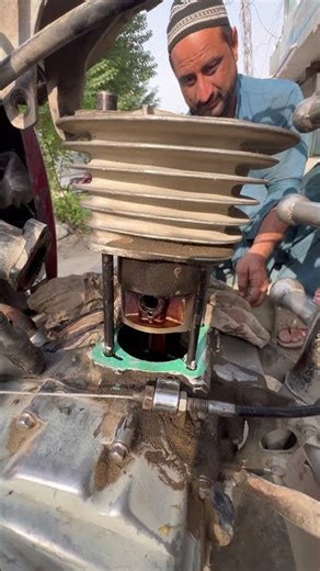 🔥 Motorcycle Engine Restoration 🏍️ | Fixing Piston Step by Step 🔧