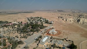 4K High resolution drone video of Ben-Gurion’s, Tomb National Park, Midreshet Ben-Gurion, Midreshet Sde Boker BenGurion, Grave Site- Southern Israel