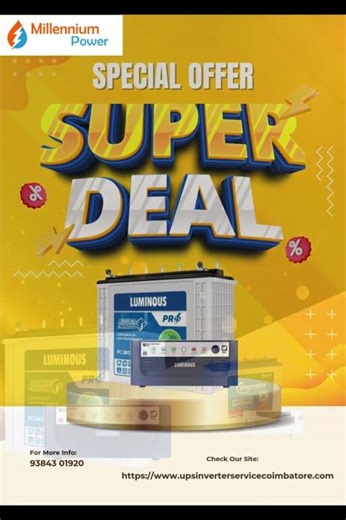 Inverter Service Coimbatore - Ups Service Coimbatore - Any Brand, Luminous, Microtek, Exide, Amaron,
