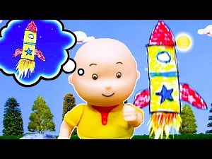 🚀 Caillou goes to Space 🌟 | Funny Animated Kids show | Caillou Stop Motion
