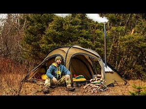 Hot Tent Camping In Cold Temperatures