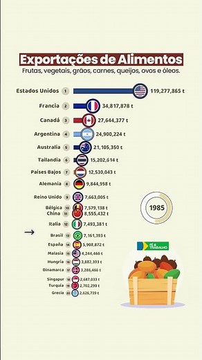 O BRASIL É PROTAGONISTA MUNDIAL NA ALIMENTAÇÃO