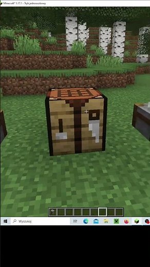 Jak zrobić kamień szlifierski w Minecraft. / How to make a grindstone in Minecraft tutorial #shorts