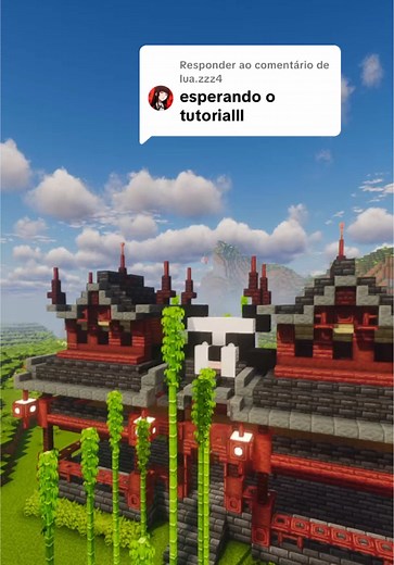Tutorial do Templo dos Pandas no Minecraft