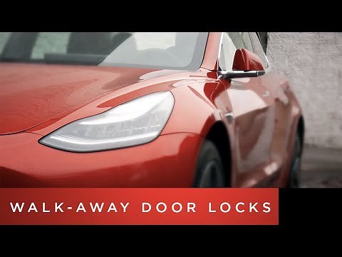 Tesla Model 3 Tutorial | Walk-Away Door Lock