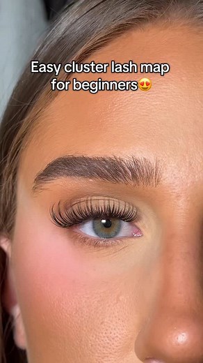 Save this beginners lash map for your next application | Sultrylashbar