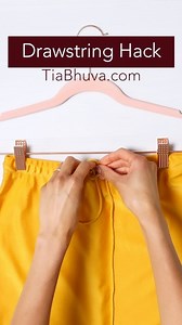 6.7K views · 266 reactions | Use our simple drawstring hack to secure...