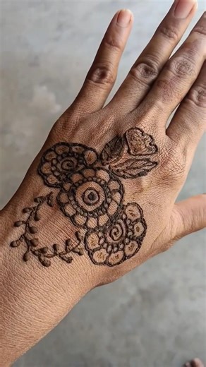 Simple & Aesthetic Back Hand Mehendi Design | Easy & Fast