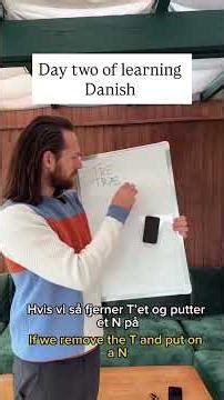 Day two of learning Danish