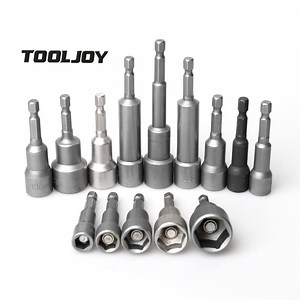 [Hot Item] Repairing Tool Kit Power Nut Setter Drill Bit Set 1/4" Hex Socket Adapter Bolt Nut Drivers
