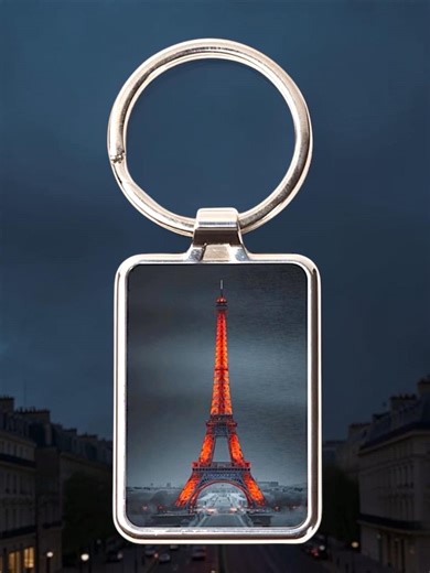Paris Eiffel Tower Collectible Keychain - Etsy UK