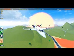 trying to outrun a nuke with a private jet lol | Roblox jailbreak |