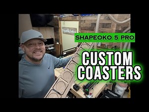 Walnut Coasters on the Shapeoko 5 Pro cnc