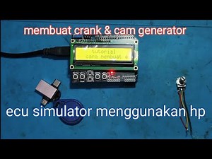 Cara mudah membuat ecu simulator crank generator