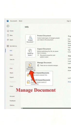 Cách lấy lại file Word bị mất