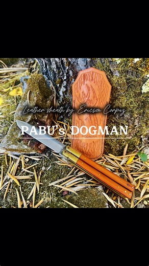 Balisong made in Cebu by the legend Pabu. Leather sheath’s inspiration is from his tattoo. #butterflyknife #balisong #philippines #cebu #edc