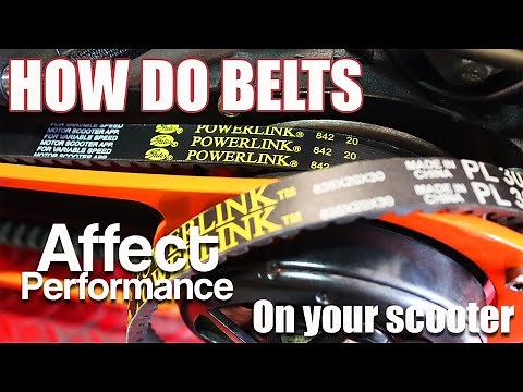 How do belts affect your CVT performance on your scooter #GY6Ruckus #ScooterBelt #CVT