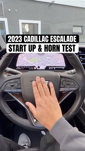 2023 Cadillac Escalade Start Up & Horn Sound Test #catchingcars #cadillac #hornsound #startup #v8