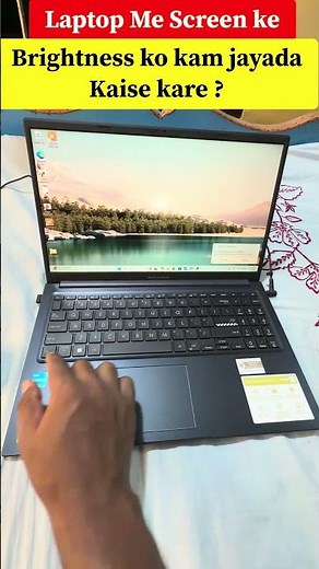 How to Increase/Decrease Laptop Screen Brightness 💻 | Brightness Control in Windows #shorts