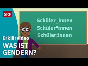 Gendern: Was ist geschlechtergerechte Sprache? – einfach erklärt | Kindervideos | SRF Kids