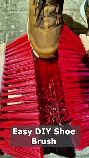 Easy DIY Shoe Brush! | Crafty Panda