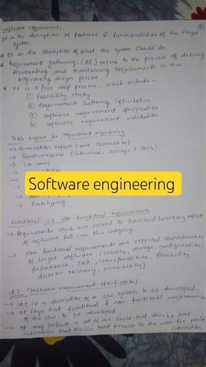 Software requirements and DFD (data flow diagram) in software engineering#exam #softwareengineering