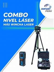 𝐍𝐢𝐯𝐞𝐥 𝐋𝐚𝐬𝐞𝐫 𝟏𝟔 𝐋𝐢́𝐧𝐞𝐚𝐬 & 𝐖𝐢𝐧𝐜𝐡𝐚 𝐋𝐚𝐬𝐞𝐫 𝟏𝟎𝟎𝐌 ✅No esperes más para mejorar tus proyectos con nuestro nivel láser de 16 líneas en conjunto con la wincha laser 100m que son herramientas para obtener medidas con precisión. ✅𝐂𝐨𝐧𝐬𝐭𝐫𝐮𝐜𝐜𝐢𝐨𝐧: Ideal para la nivelación de suelos, paredes y techos, así como para la instalación de estructuras y sistemas de suspensión. ✅𝐃𝐞𝐜𝐨𝐫𝐚𝐜𝐢𝐨́𝐧: Perfecto para la colocación de azulejos, marcos y otros elementos decorativ