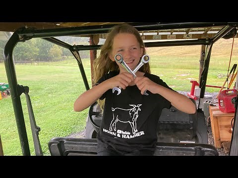 Changing the battery on our John Deere Gator