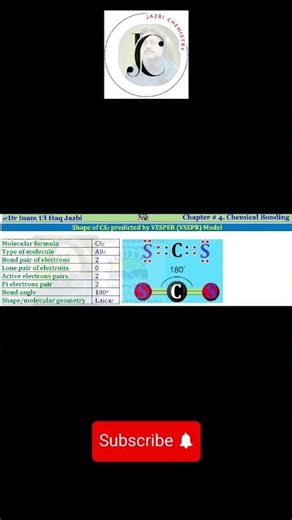 Molecular Geometry & VSEPR Theory 🔥 The Ultimate Chemistry Trick! #chemistry #studysmart