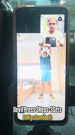 Devil Press || Full Body Exercise || #dumbbell #fullbodyworkout