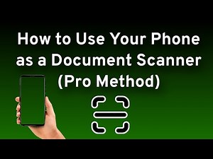 How to Use Your Phone as a Document Scanner (Pro Method)