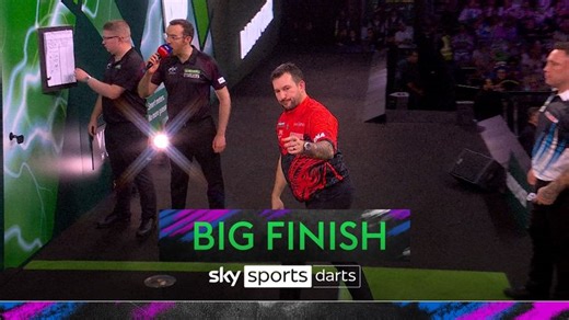 Dutch Darts Championship: Jonny Clayton beats Luke Humphries on way to third Euro Tour title