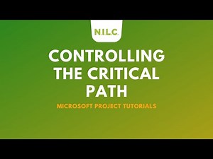 Controlling The Critical Path In Microsoft Project