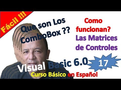 Visual Basic 17 Como Usar El Control ComboBox y Matriz de Controles
