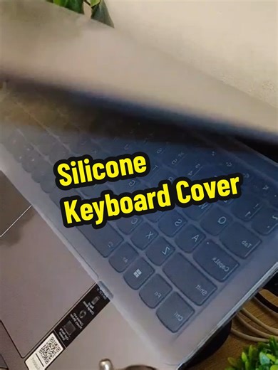 No need to clean your keyboard using this anti-dust and waterproof silicone keyboard cover! #keyboard #laptop #computer #fyp #foryou