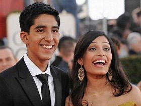 Slumdog stars spotted dating