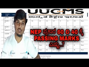 Passing marks for 60 & 40 marks according to NEP....!!